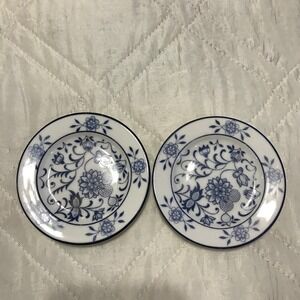 Set‎ Of 2 Vintage Floraine MINIATURE PLATES Germany British Zone A. El. &Co